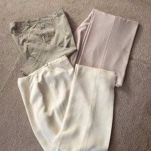 Silk slacks , shorts